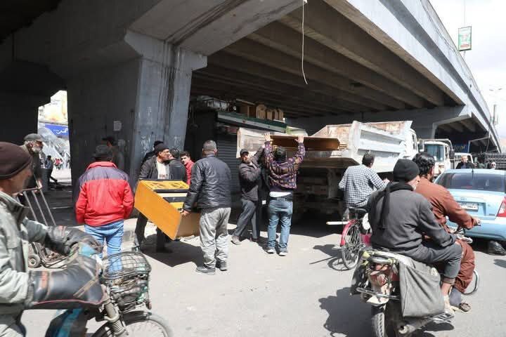 دمشق تشن حملة واسعة لإزالة البسطات المخالفة بعد توفير أسواق بديلة للباعة