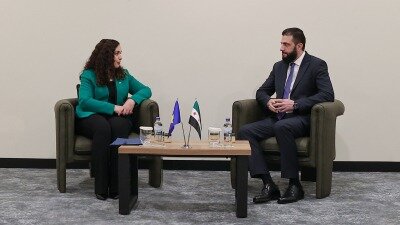 رئيسة كوسوفو تصف لقاءها بالشرع بـ"الرائع" وتدعو لتعزيز العلاقات مع "سوريا الحرة"
