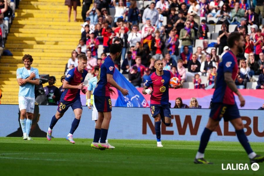 برشلونة يقلب الطاولة على سيلتا فيغو في مباراة مجنونة بالدوري الإسباني