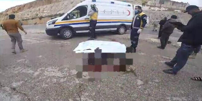 مقتل مدني وإصابة آخر إثر انفجار لغم أرضي في ريف إدلب الجنوبي.