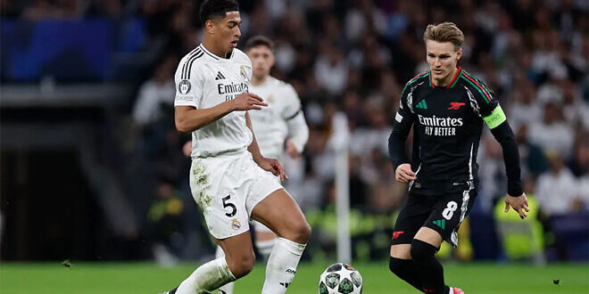 زلزال في دوري الأبطال: آرسنال يُطيح بريال مدريد ويصعد إلى المربع الذهبي!