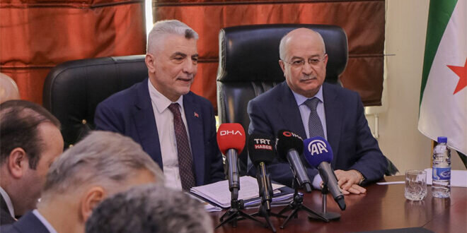 سوريا وتركيا تبحثان تعزيز التعاون التجاري والنقل وتسهيل حركة البضائع والمسافرين