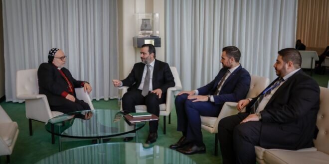 وزير الخارجية السوري يلتقي بالنائب البطريركي لكنيسة السريان الأورثوذكس في نيويورك