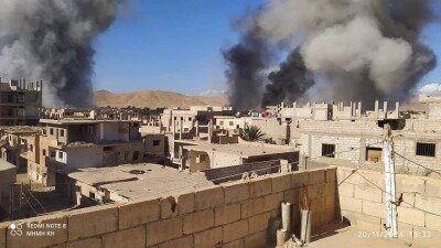 غارات إسرائيلية مكثفة على تدمر توقع عشرات القتلى والجرحى في صفوف الميليشيات الإيرانية وحزب الله