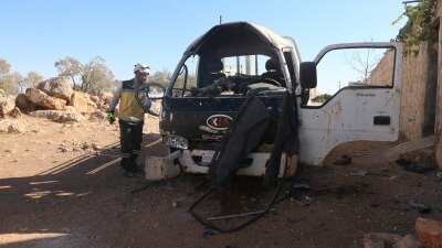 جرحى في هجمات بالطائرات المسيّرة للنظام على ريف حلب الغربي