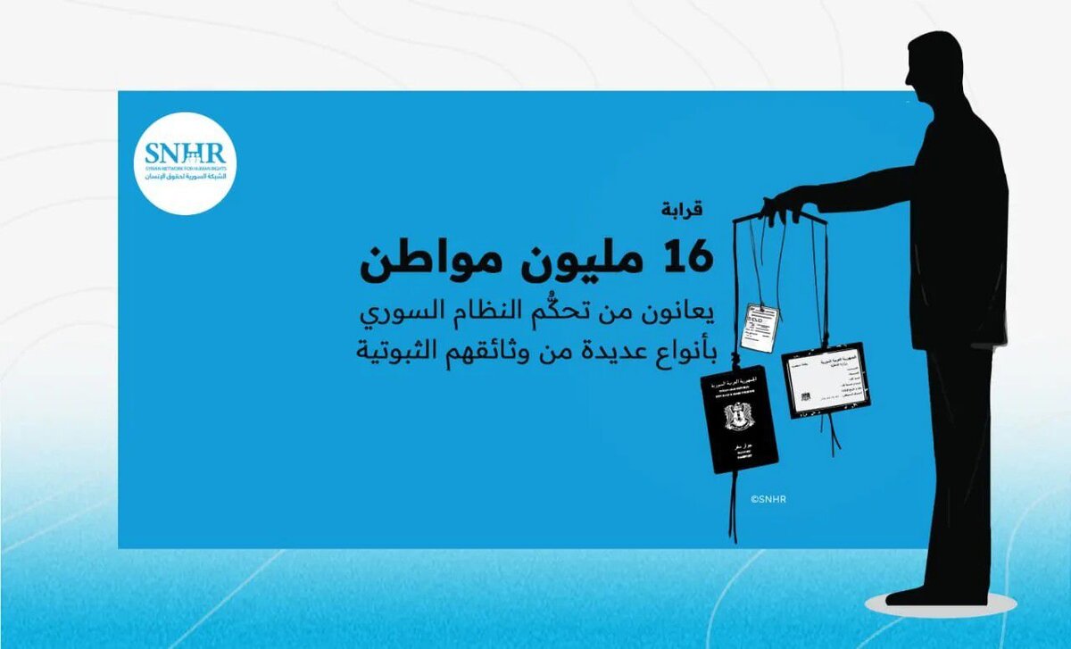 الشبكة السورية: 16 مليون سوري تحت رحمة النظام في استخراج الوثائق