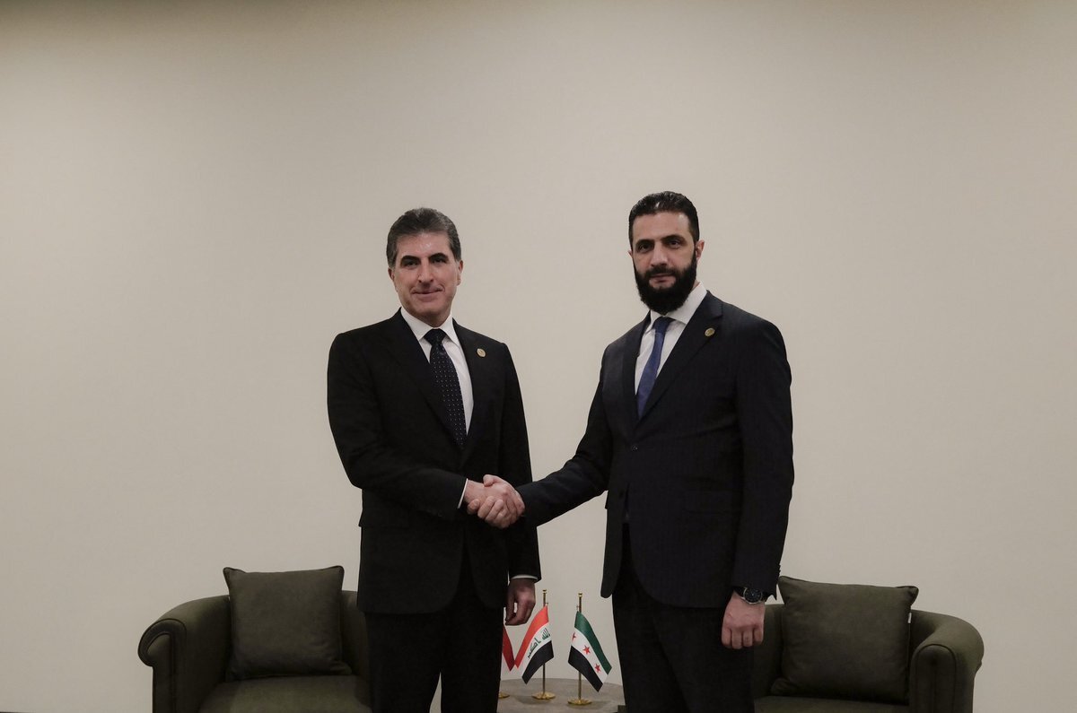 الشرع وبارزاني يبحثان مستقبل سوريا في منتدى أنطاليا الدبلوماسي