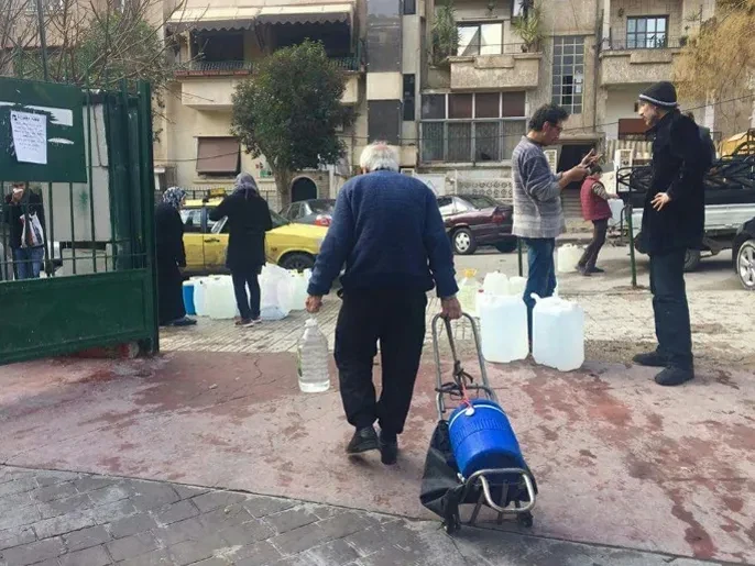 دمشق على حافة العطش: أزمة مياه حادة تهدد العاصمة السورية