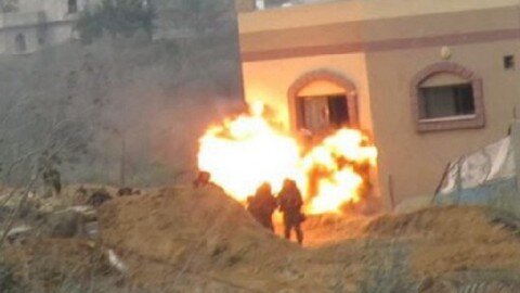القسام تستهدف قوة إسرائيلية في رفح بتفجير منزل مفخخ