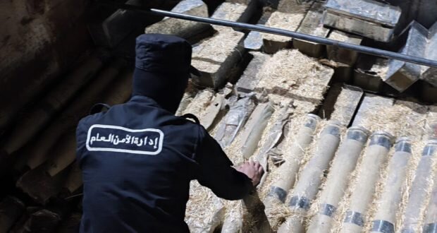 درعا: إحباط تهريب أسلحة ثقيلة وصواريخ إلى السويداء